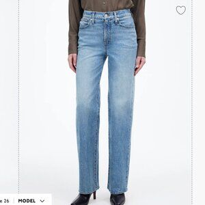 Madewell, The Perfect Vintage Wide-Leg Jean, Size 31, Enmore Wash